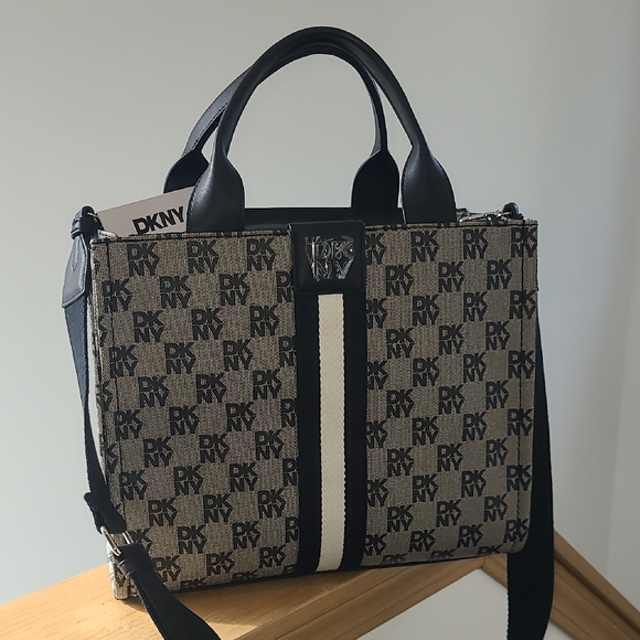 Dkny Handbags - DKNY Hadlee Monogram Tote